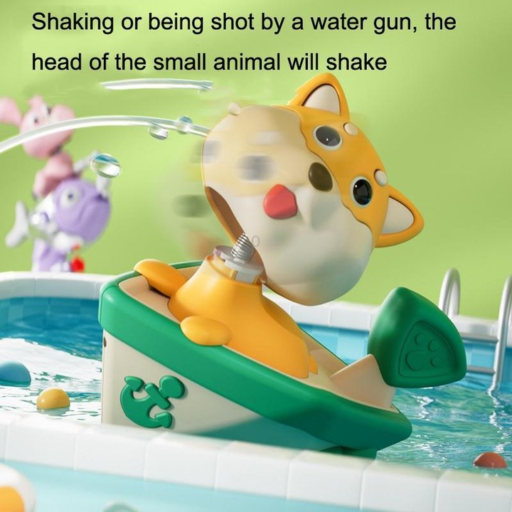 TY018 Summer Mini Cute Children Playing Water Spray Toys(Fishing Rabbit)