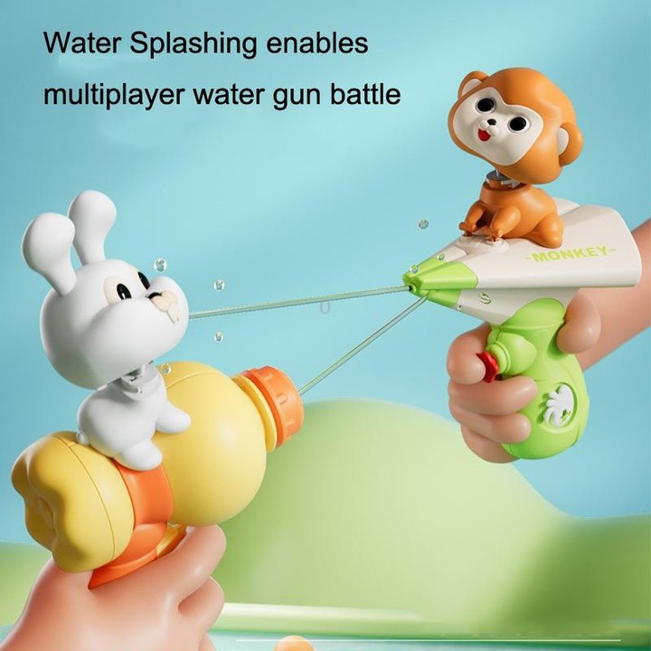 TY018 Summer Mini Cute Children Playing Water Spray Toys(Fishing Rabbit)