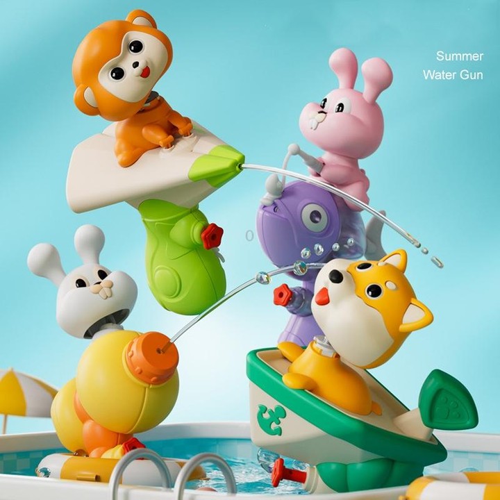TY018 Summer Mini Cute Children Playing Water Spray Toys(Little Flying Monkey)