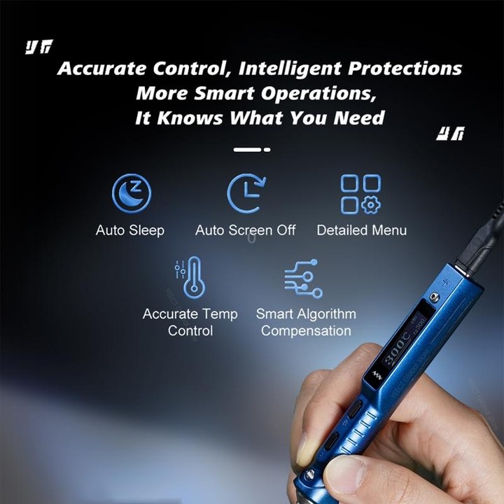 MINIWARE TS101 PD DC Soldering Iron 90W Portable Soldering Pen(With BC2 Soldering Iron Head)