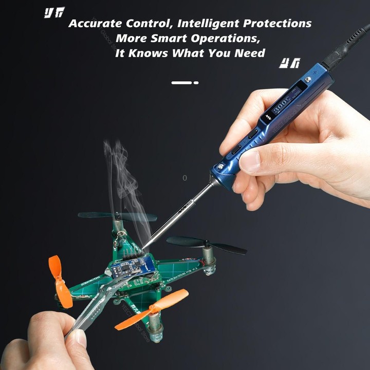 MINIWARE TS101 PD DC Soldering Iron 90W Portable Soldering Pen(With B2 Soldering Iron Head)