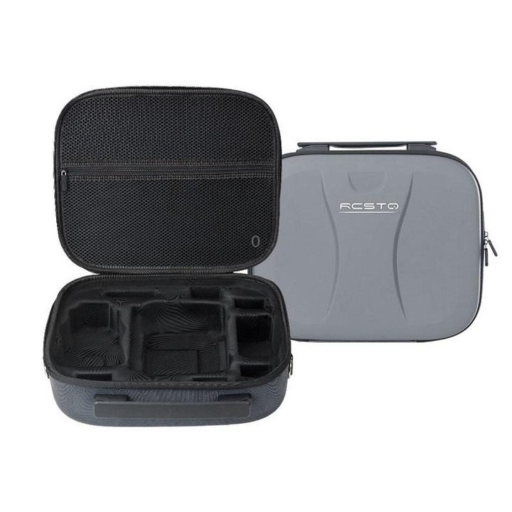 For DJI Mini 3 Pro RCSTQ Remote Control Portable Storage Bag(Grey)