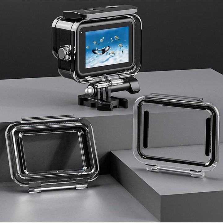 For GoPro Hero11 Black / HERO10 Black / HERO9 Black TELESIN Waterproof Case Full Scene Anti-Fog Underwater Diving Housing