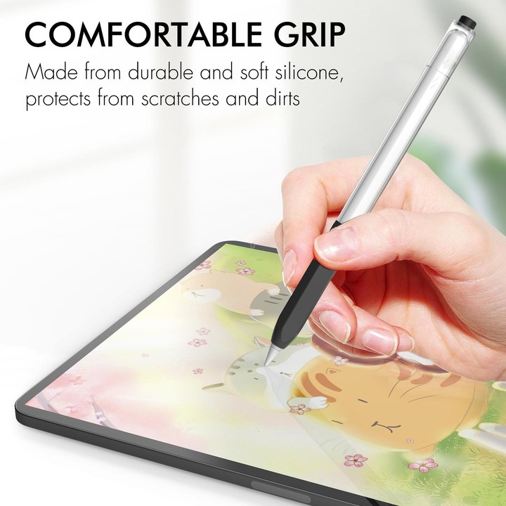 For Apple Pencil 2 AhaStyle PT-LC05 Jelly Style Translucent Silicone Protective Pen Case(Purple)