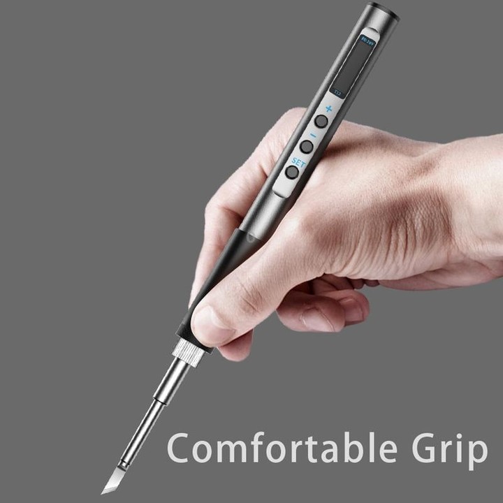 T12-I PTS100 Intelligent Portable Digital Display Small Constant Temperature Repair Soldering Iron PD65W Powered Mini Soldering