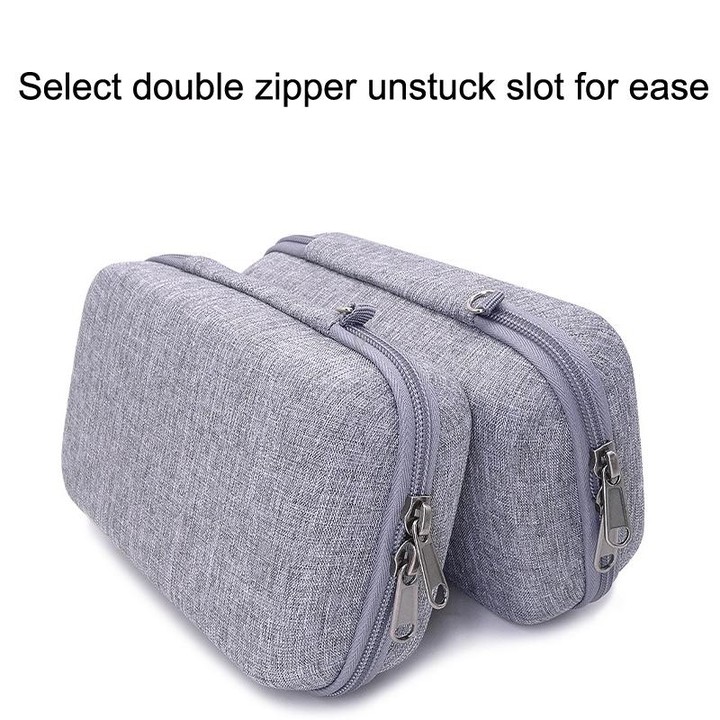 GH1306 Large Mobile Power Storage Bag EVA Digital Accessories Finishing Box Earphone Data Cable Bag
