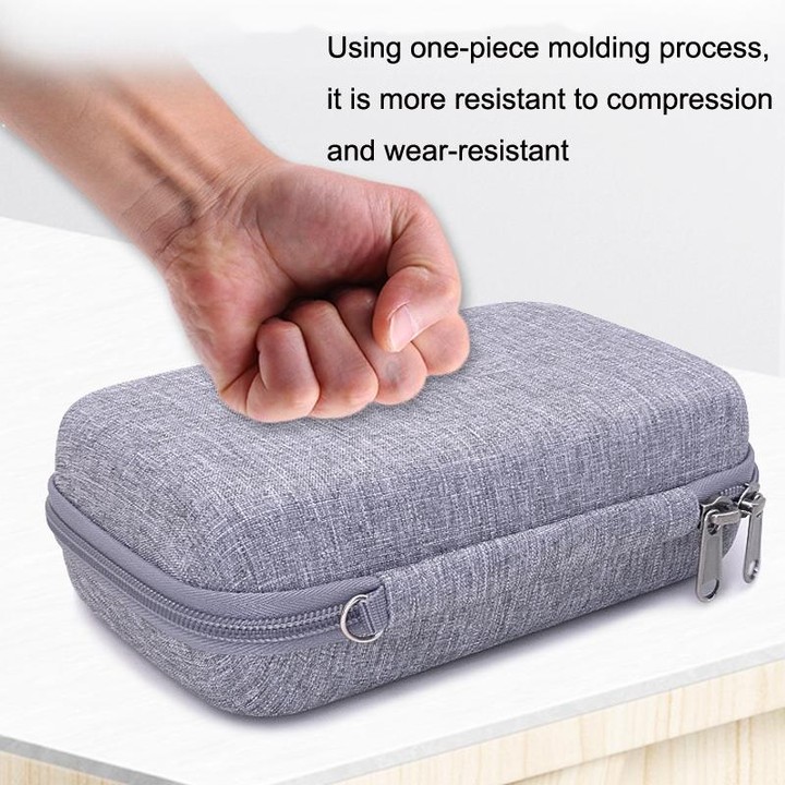 GH1306 Large Mobile Power Storage Bag EVA Digital Accessories Finishing Box Earphone Data Cable Bag