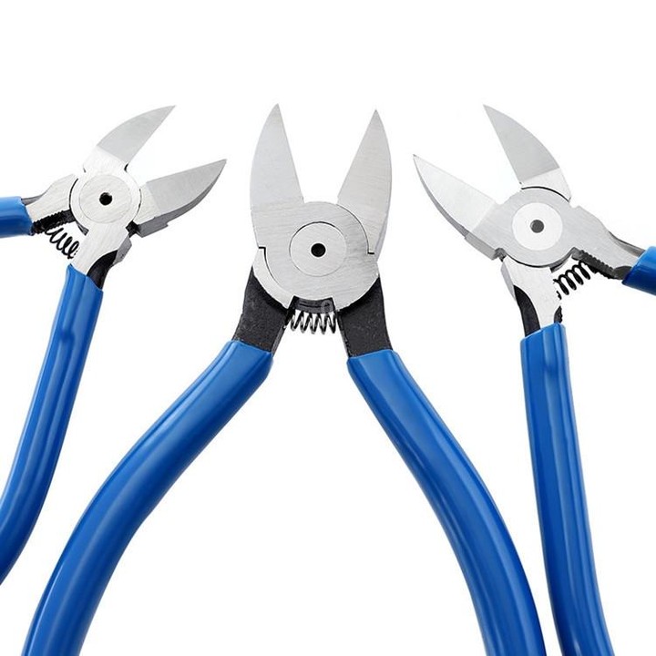 7 inch Water Nozzle Pliers Shearing Chrome Vanadium Steel Electrician Diagonal Wire Strippers