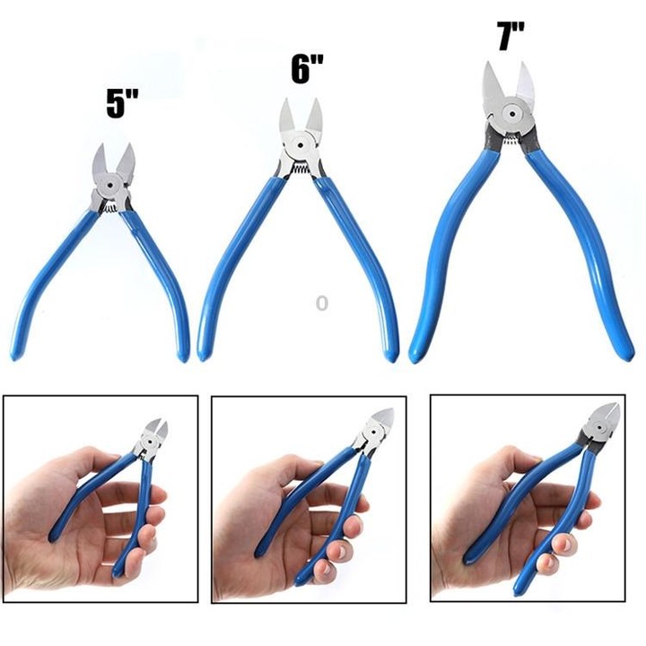 7 inch Water Nozzle Pliers Shearing Chrome Vanadium Steel Electrician Diagonal Wire Strippers