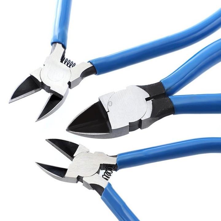 7 inch Water Nozzle Pliers Shearing Chrome Vanadium Steel Electrician Diagonal Wire Strippers