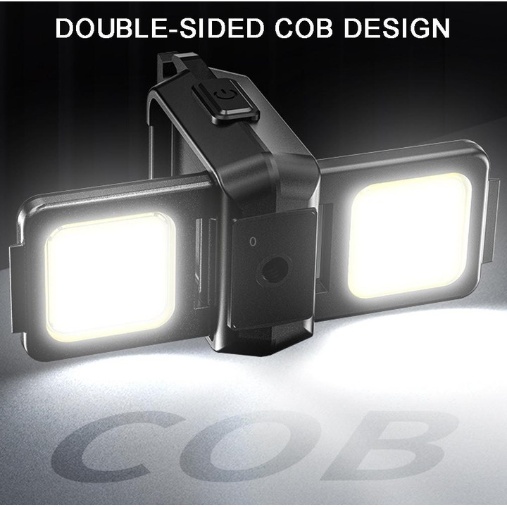 Double Sided COB Flashlight Mini Keychain Light Camping Light Without Stand