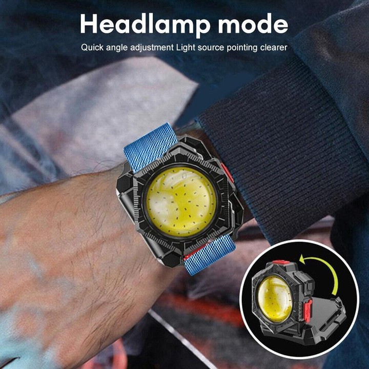3 in 1 Mini Flashlight Wrist Light Headlight Waist Bag Light
