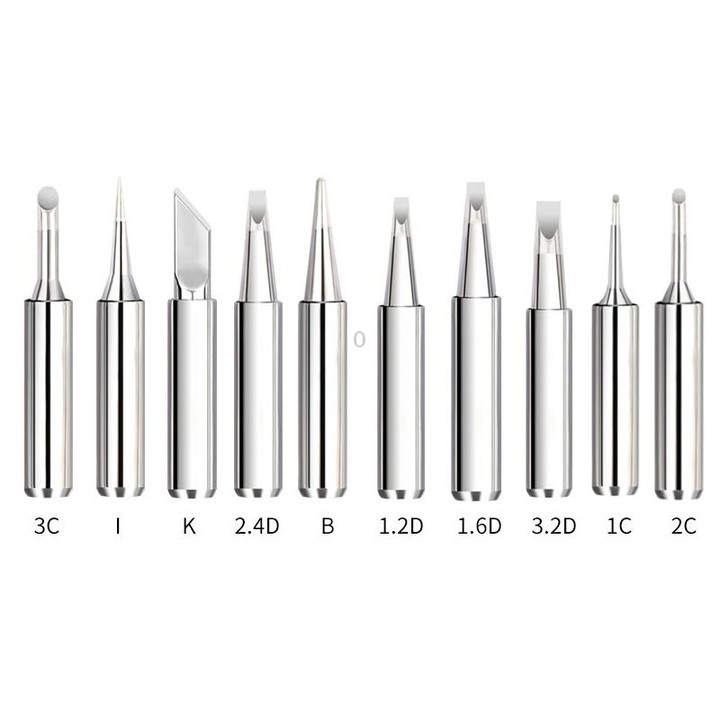 10-in-1 900M-T Internal Heating Soldering Iron Tip for 936 Sleeve Casing