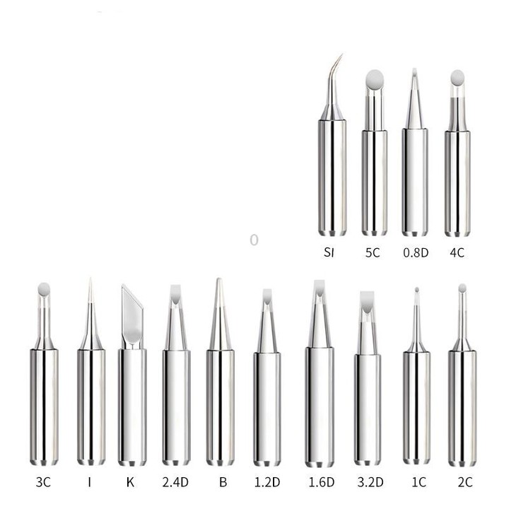 14-in-1 900M-T Internal Heating Soldering Iron Tip for 936 Sleeve Casing