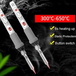 1pc 100W 220V High-power Electric Soldering Iron Adjustable Temperature Soldering Tool CN Plug