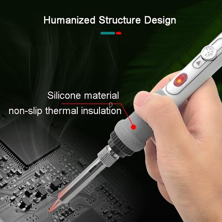 2pcs Set 1 100W 220V High-power Electric Soldering Iron Adjustable Temperature Soldering Tool CN Plug