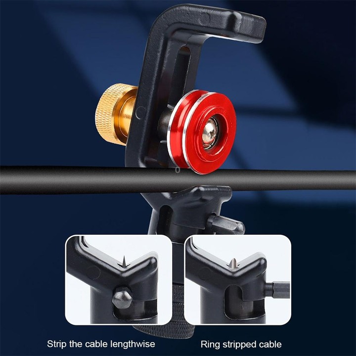 Armored Horizontal And Vertical Cable Cutter Optical Cable Stripping Knife, Specification: Double Head