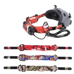 Sunnylife TD487 For DJI Avata / FPV Goggles V2 Color Headband Fixed Elastic Strap(Red)