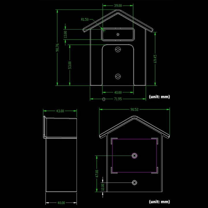 Wireless Doorbell Waterproof Cover Outdoor Doorbell Transparent Rain Protection Case(E30)