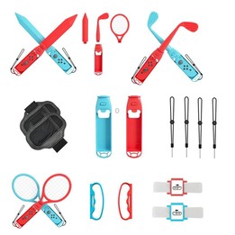 IPLAY HBS-506 For Switch 18 In 1 Lightsaber + Golf Racket + Grip Somatosensory Sports Set(Set)