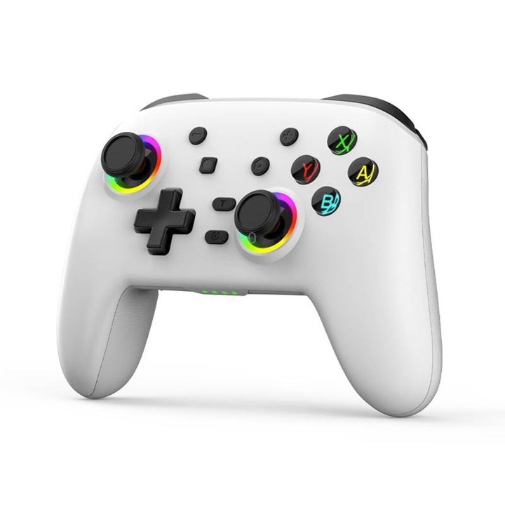 Wireless Bluetooth Somatosensory Vibration Gamepad for Nintendo Switch/Switch PRO, Color: White