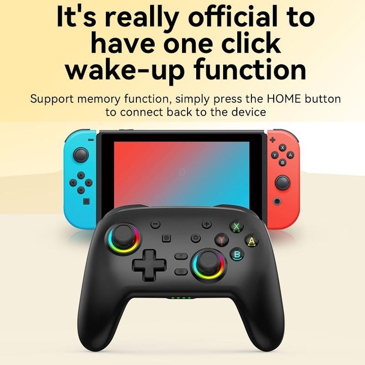 Wireless Bluetooth Somatosensory Vibration Gamepad for Nintendo Switch/Switch PRO, Color: White