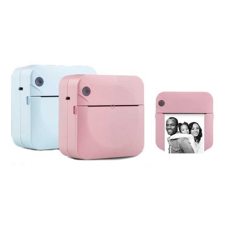 C17 Bluetooth Pocket Mini Label Printer Inkless Thermal Printer Wireless Photo Printer(Blue)