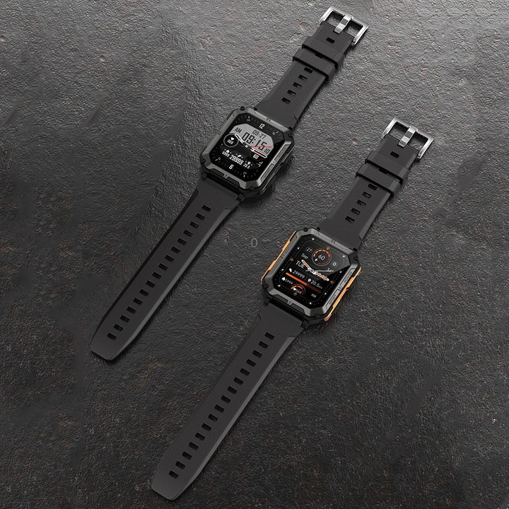 C20 Pro 1.83 Inch IP68 Waterproof Bluetooth Call Three-Proof Smart Sports Watch(Orange)