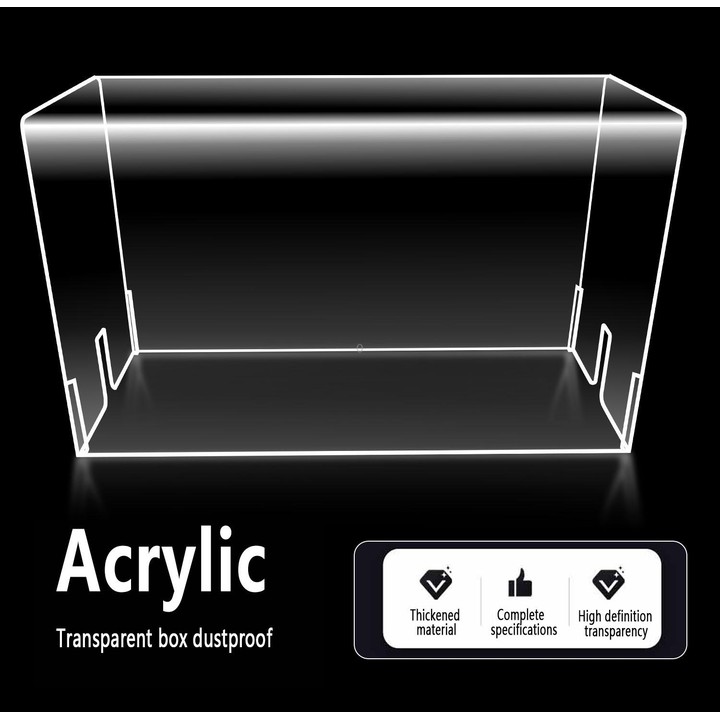 For ASUS ROG Ally Game Console Acrylic Dust Cover Transparent Protective Case