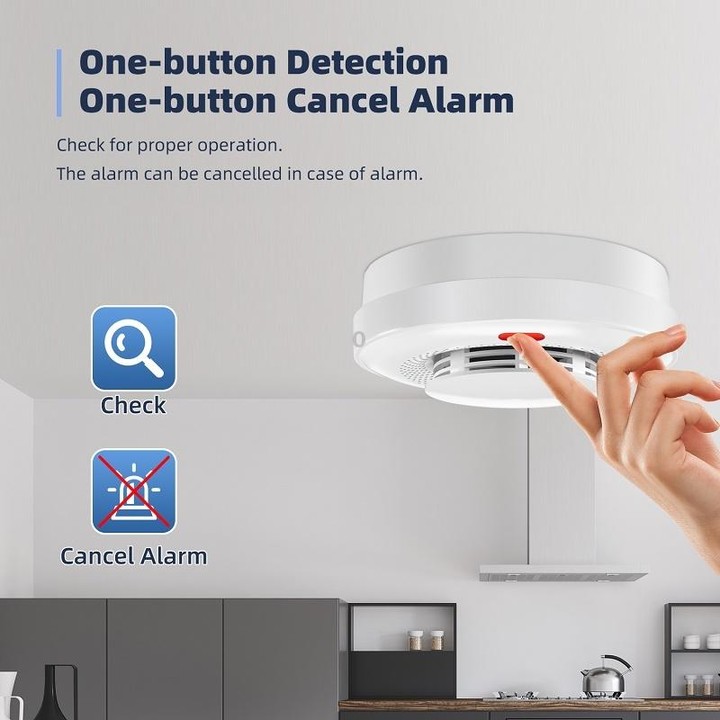 Intelligent Smoke Alarm Remote Fire Smoke Detector, Model: A500 Wireless 433