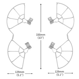 For DJI MINI 3 Pro Propeller Blades Anti Collision Protection Ring
