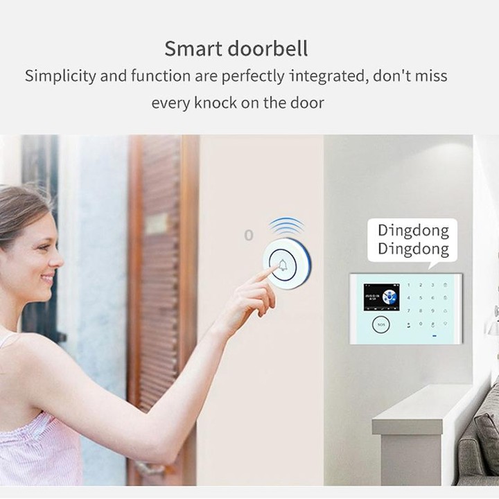 CS118 WIFI+GSM Tuya Smart Voice Alarm System Supports Amazon Alexa/ Google Assistant, Spec: Package 2