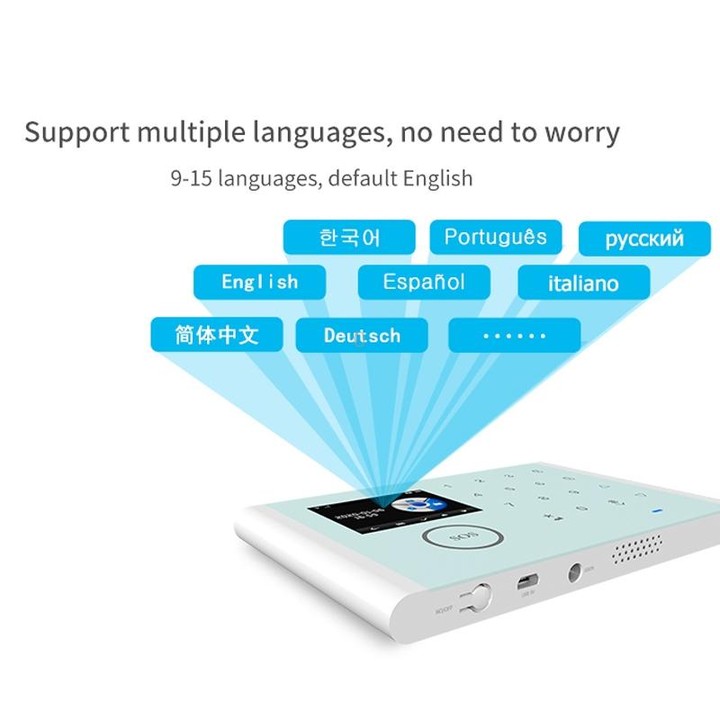 CS118 WIFI+GSM Tuya Smart Voice Alarm System Supports Amazon Alexa/ Google Assistant, Spec: Package 5
