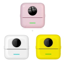 Mini Student Wrong Question Bluetooth Thermal Printer With 3 Rolls Color Paper(White)