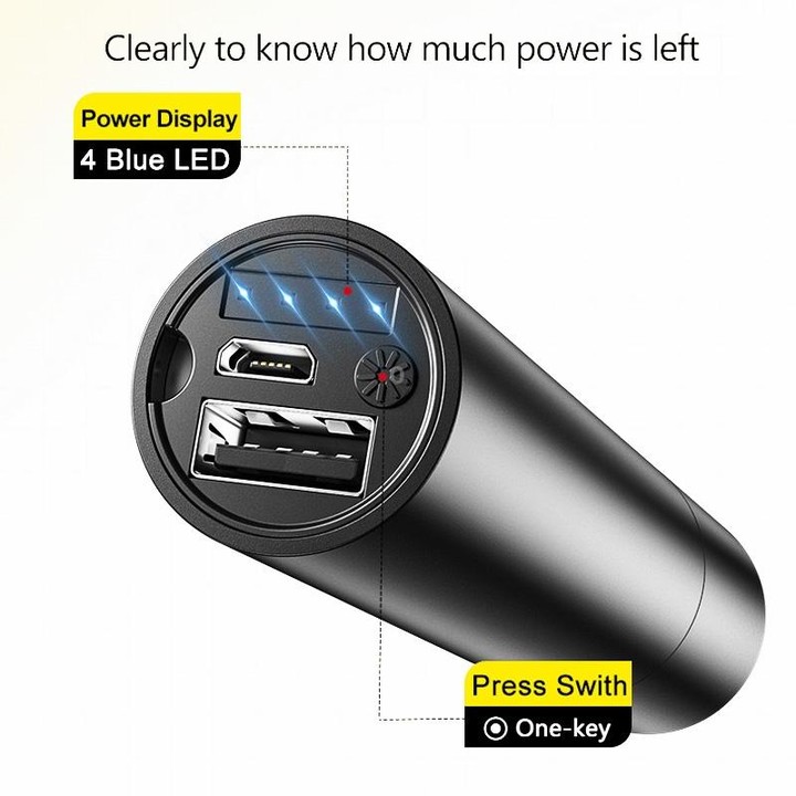 2600mAh LED Outdoor Strong Lighting Lithium Battery Flashlight, Color: Fixed Focus Black