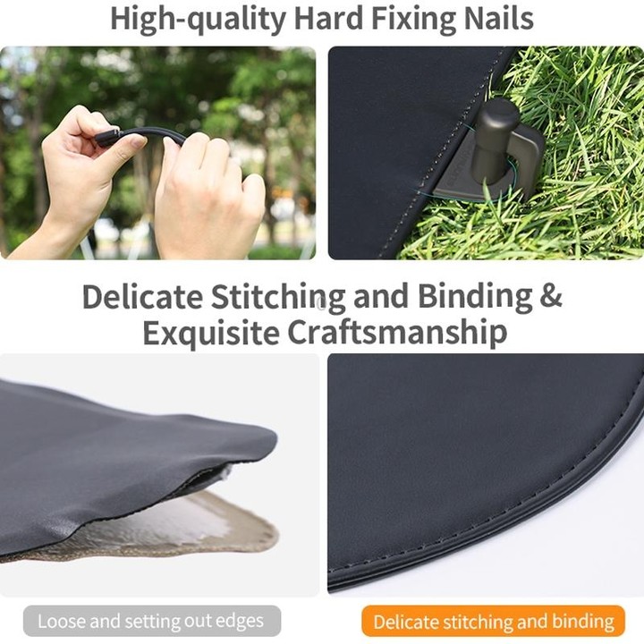 Sunnylife TJP11 80cm Hexagonal Double-sided Folding With Ground Spikes Drone Universal Apron