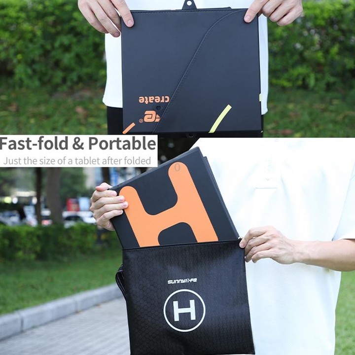 Sunnylife TJP11 80cm Hexagonal Double-sided Folding With Ground Spikes Drone Universal Apron