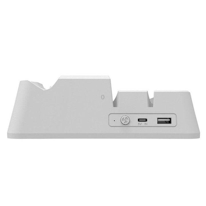 Iplay HBP-351 For Sony PS5 Digital Version Host Cooling Base Bracket Multifunctional Handle Charging Stand(White)