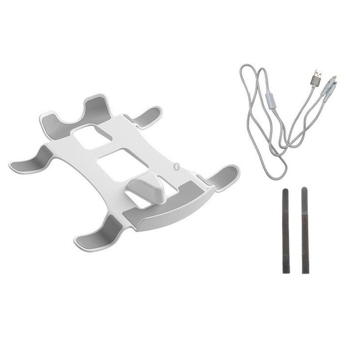 iplay for PS5/PSVR2 Headphone Storage Bracket Charging Cable with Indicator Light(White)