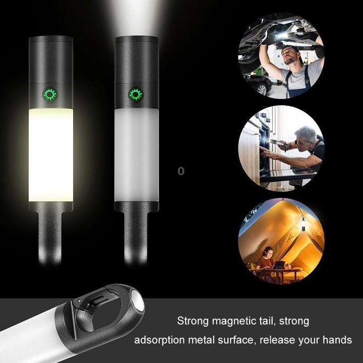 Outdoor Strong Laser Flashlight Telescopic Focus Warning Lighting(H20)