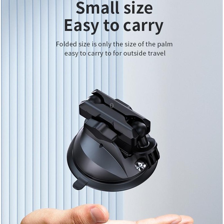 TELESIN Car Action Camera Holder Suction Cup 360 Degree Adjustable