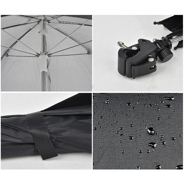 50cm Camera Umbrella Sunshade Adjustable Mobile Phone Parasol With Clip