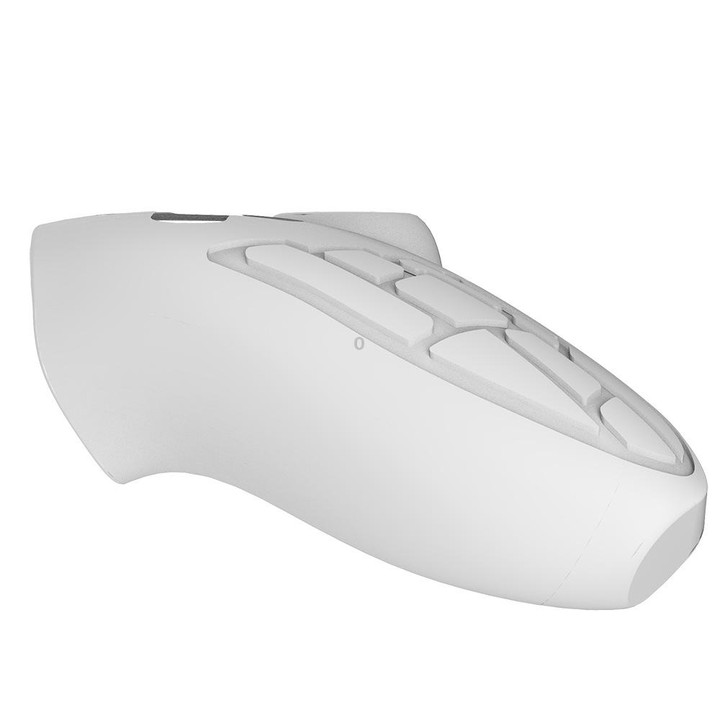 For PS5 Gamepad Silicone Case Non-slip Texture Thickened Protective Cover(White)