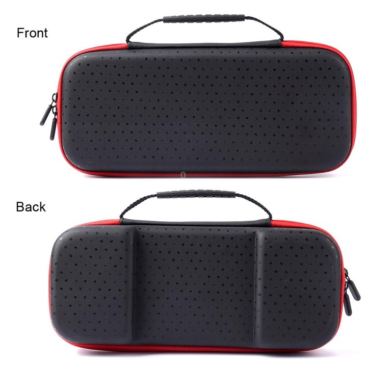 For ASUS ROG Ally Game Console Portable PU Waterproof Storage Box(Red)