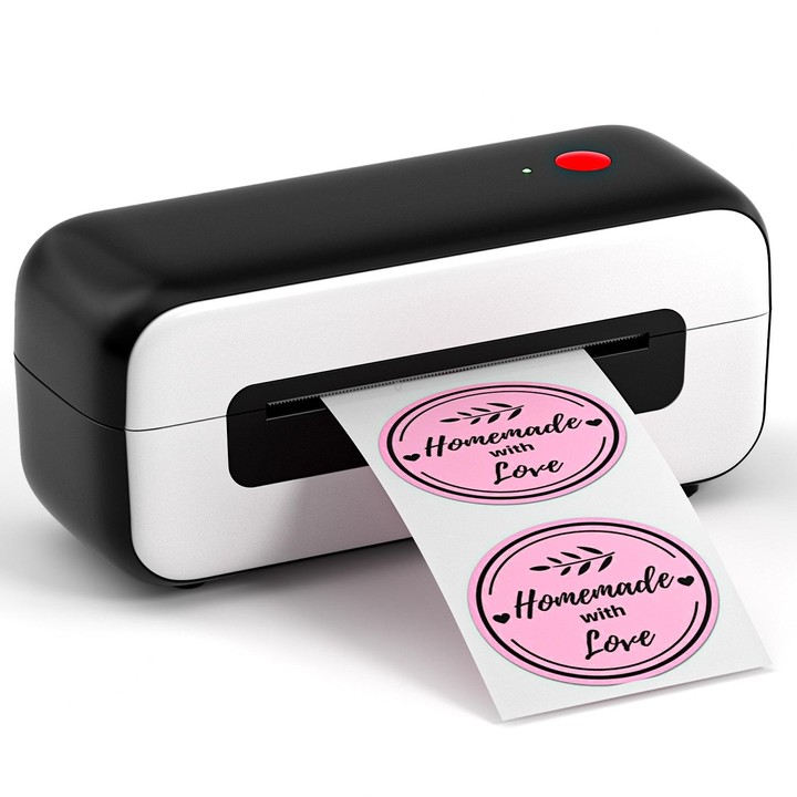 Phomemo PM246S Address Label Printer Thermal Paper Express E-Manifest Printer, Size: US(Black White)