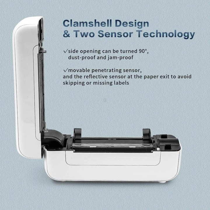 Phomemo PM246S Address Label Printer Thermal Paper Express E-Manifest Printer, Size: EU(Black)