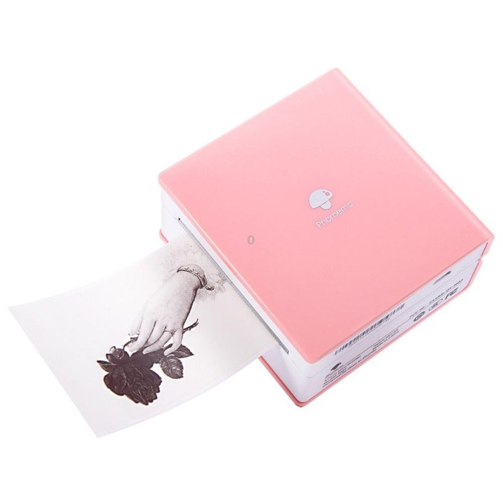 Phomemo M02-PK Pocket Small Bluetooth Portable Photo Thermal Label Wrong Question Printer