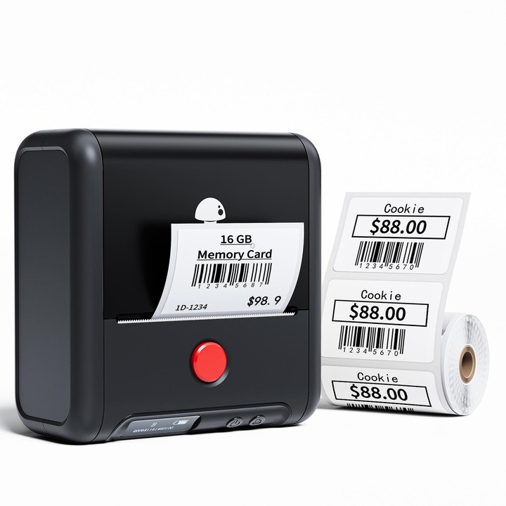 Phomemo M200 QR Code Tag Handheld Portable Bluetooth Thermal Label Printer(Black)