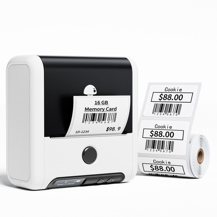 Phomemo M200 QR Code Tag Handheld Portable Bluetooth Thermal Label Printer(White)