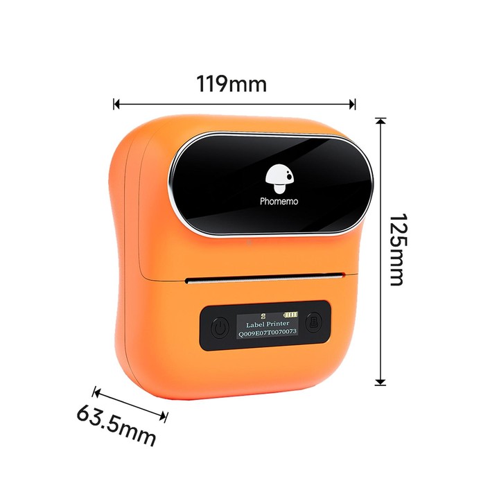Phomemo M220 Jewelry Clothing Tags Bluetooth Thermist Strip Tag Printer(White)